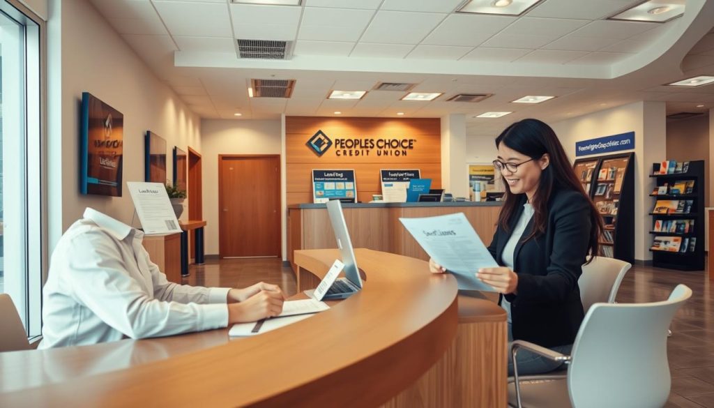 People’s Choice Credit Union applying loan guide