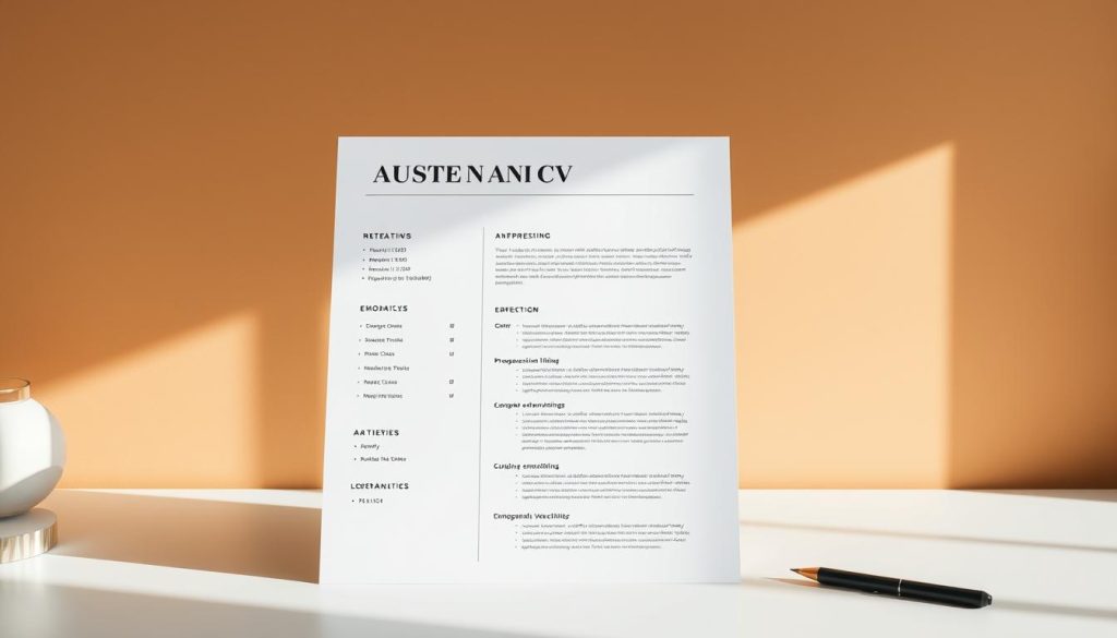 australian cv template